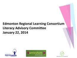 LI ACM Jan 22 PPT - Edmonton Regional Learning Consortium