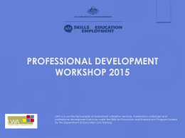 PD Workshop materials 2015