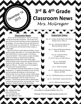 PowerPoint Presentation - Mrs. McGregor`s Classroom Website