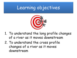 River Profile Lesson