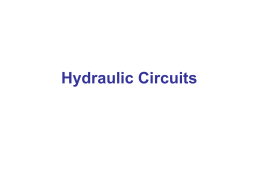 Class 7 Hydraulic circuits