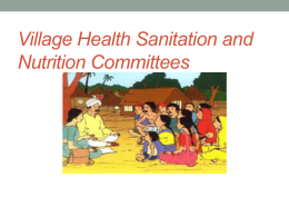 VHSNC training - Community Action for Health