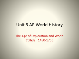 Unit 5 AP World History