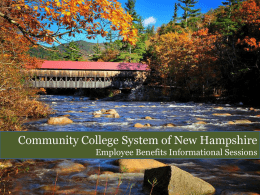 Vision Plan - Community College System of New Hampshire