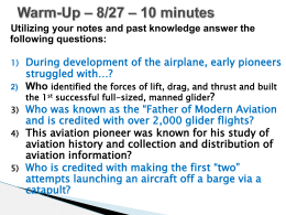 Aug 27 - Chap 1 - Intro to Air Power