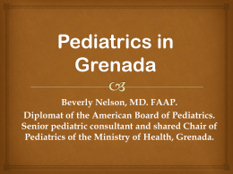 Pediatrics in Grenada