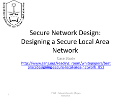 LAN - IT352 : Network Security