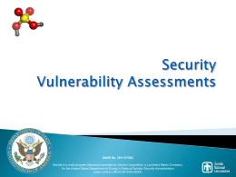 Security Vulnerability Assessments - CSP