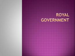 Royal Government