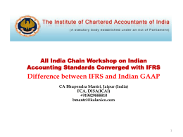 All India Chain Workshop on Indian Accounting - Ludhiana