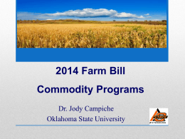 Farm Bill Update - PPT - Oklahoma State University