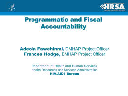 Program and Fiscal Accountability
