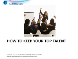 How to keep your top talent