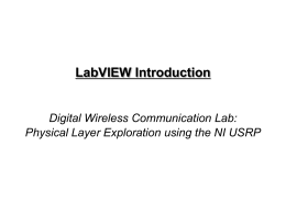 LabVIEW Introduction