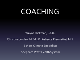 coaching - PBIS Maryland