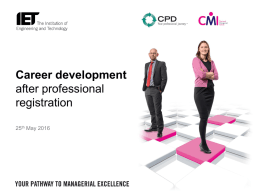 IET CMI Chartered Manager webinar presentation - 25