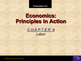 Economics: Principles in Action - Ms. Boris Columbia High School