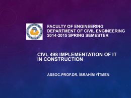 What is management? - Civil Engineering Department