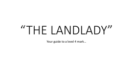 THE landlady