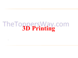 3D printing [ppt]