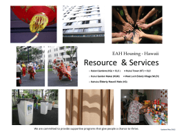 EAH Housing Presentation