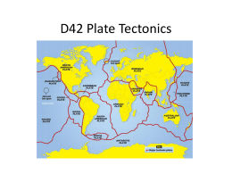 d42 plate tectonics ppt