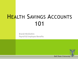Health Savings Accounts 101