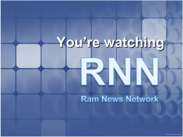 Announcements RNN Ram News Network