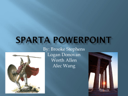 Sparta - 7-2 Social Studies