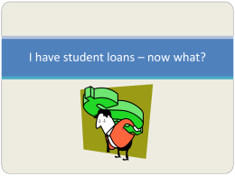 PowerPoint presentation for Loan Repayment