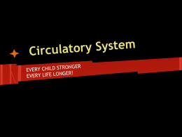 Circulatory System - River Vale Public Schools