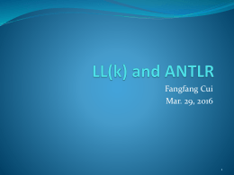 LL/Antlr