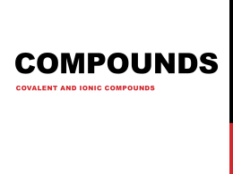 Two types of compounds