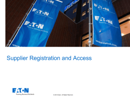 WISPER Supplier Registration
