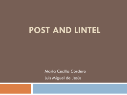 Post and Lintel