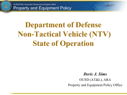 Defense Property Accountability System (DPAS)