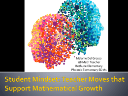 Powerpoint Slides - Connected Mathematics Project