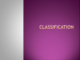 Classification - Science: 3(AD)