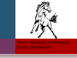 Trinity Meadows Intermediate School Information
