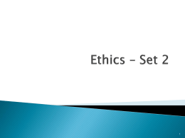 Ethics - Utah State University