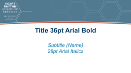 Title 36pt Bold Arial