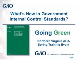 Green Book - Association of Government Accountants – Northern VA