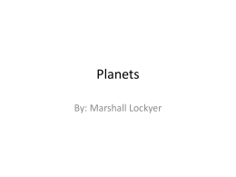 Planets - burnsburdick11