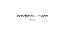 Benchmark Review PowerPoint