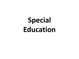 SPED-vocab - Resources and Training for Education