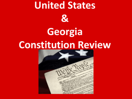 The American Revolution and Georgia