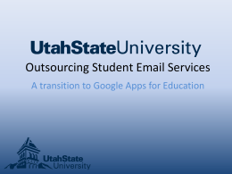 USU and gmail