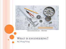 What is Engineering Presentation - pyang-653
