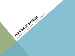 Figures of speech - RHS Encore Academy