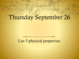 Thursday September 26